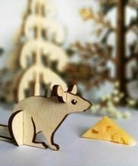 Mouse Wooden Animal