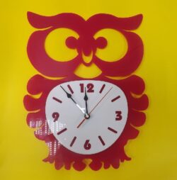 Owl Acrylic Wall Clock