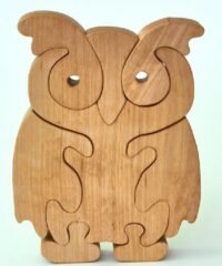 Owl Stand up Wooden Jigsaw Puzzle