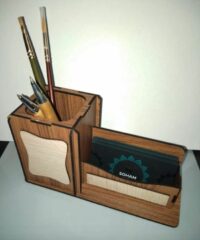 Pen Stand And Visiting Card Holder
