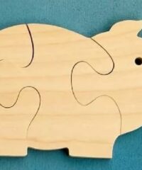 Pig Wooden Jigsaw Puzzle