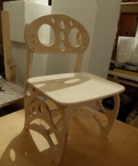 Plywood Children Chair 3D