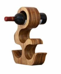 Cat Creative Wood Wine Rack