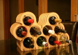Cellar Small Wine Rack Bottle Holder Storage