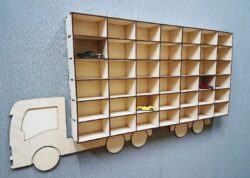Shelf for Toy Cars Plywood