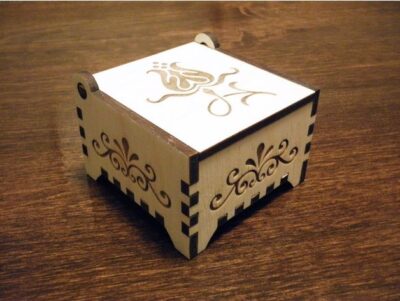 Small Wooden Box Trinket Box