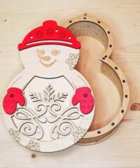 Snowman Candy Box Christmas Gift Box