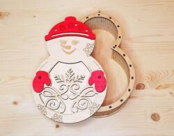 Snowman Candy Box Christmas Gift Box