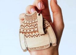 Sweater Shape Keychain Pendant