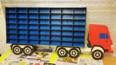 Toy Car Shelf Wall Toy Car Storage Organizer Truck 3mm