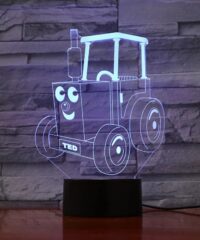 Tractor Ted 3D Optical Illusion LED Lamp Hologram