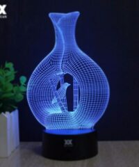 Vase Shape 3D Lamp Vector Model