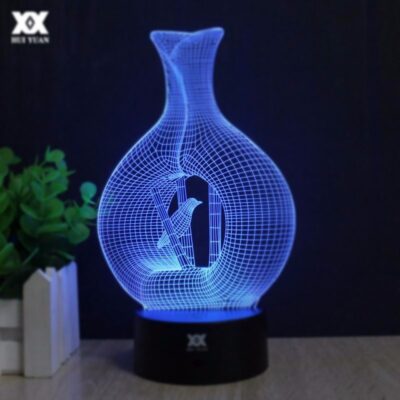 Vase Shape 3D Lamp Vector Model