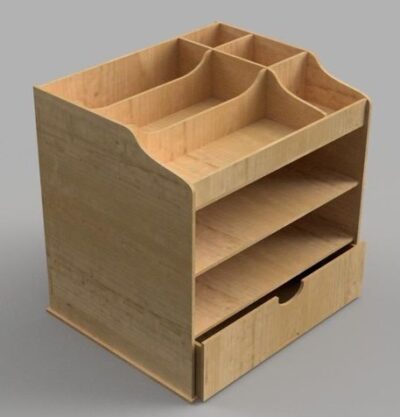 Wood Drawer Storage Organizer Template