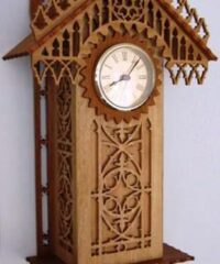 Wooden Antique Wall Clock Template