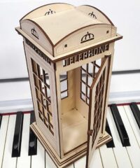 Wooden British Telephone Booth