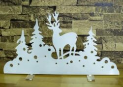 Wooden Christmas Deer Decoration