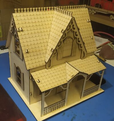 Wooden Decorative Dollhouse