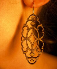 Wooden Decorative Earrings