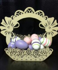 Wooden Decorative Easter Basket