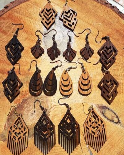 Wooden Jewelry Earrings
