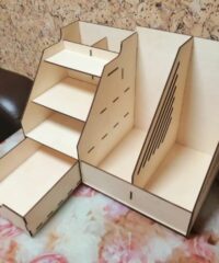 Wooden Office Organizer With Drawer