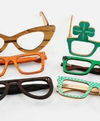 Wooden Party Glasses Frames