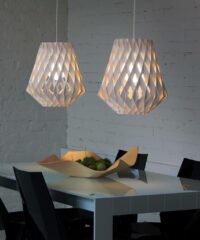 Wooden Pendant Lamp Shade Template