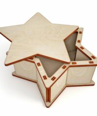 Wooden Star Gift Box