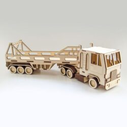 Wooden Tractor Trailer Truck