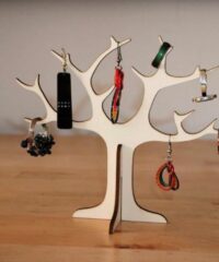 Wooden Tree Jewelry Stand Ring Holder