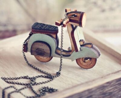 Wooden Vespa Scooter