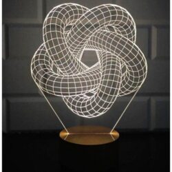 3D Torus Spiral Lamp