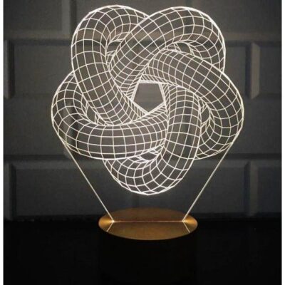 3D Torus Spiral Lamp
