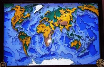 3D World map