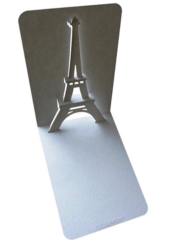 3D postcard Eiffel