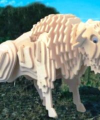 3D puzzle wooden buffalo