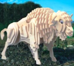 3D puzzle wooden buffalo