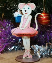 Ballet mouse napkin holder