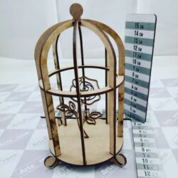 Bird Cage Decoration Cage With Flower