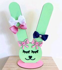 Bunny Scrunchie Holder Hair Tie Rubber Band Stand