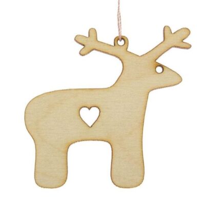 Christmas Pendant Deer With Heart