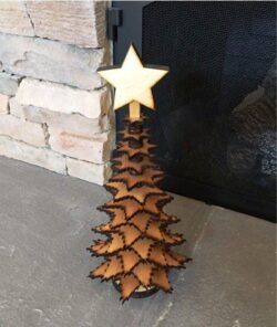 Christmas tree from the stars