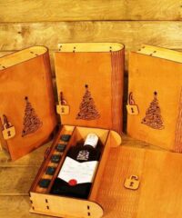 Christmas wine box