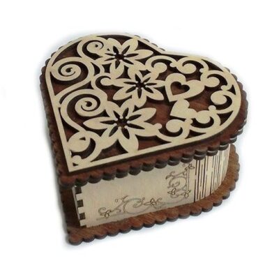 Decorative Heart Shaped Gift Box