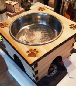 Dog Bowl Stand Pet Products Accessories