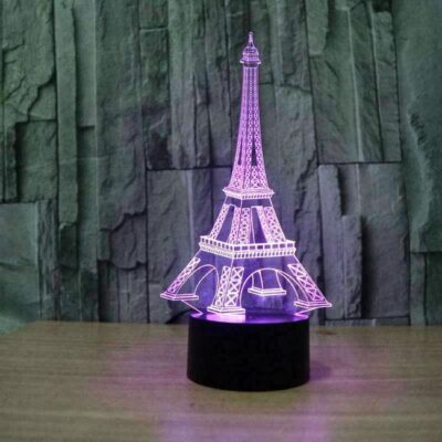 Eiffel Tower Acrylic 3D Illusion Lamp