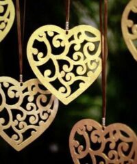 Heart Pendant Valentines Day Decor