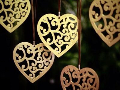Heart Pendant Valentines Day Decor