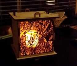 Lantern with two designs